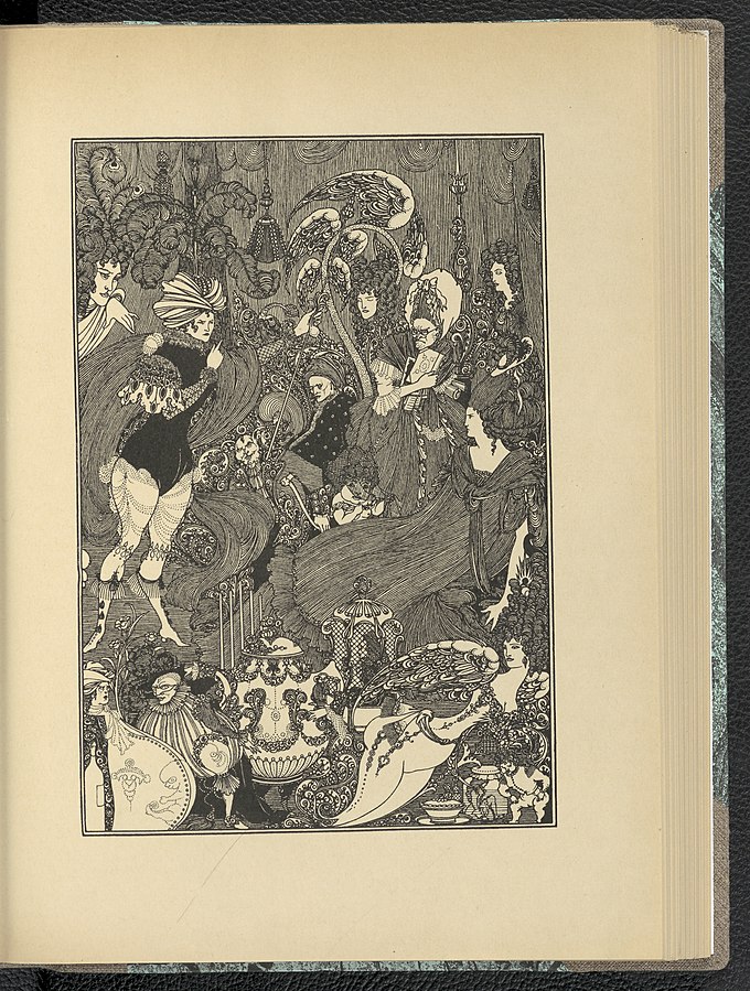 Aubrey Beardsley, La Grotte de la mélancolie, 1896, encre sur papier, 25,5 x 17,3 cm, Museum of Fine Arts, Boston